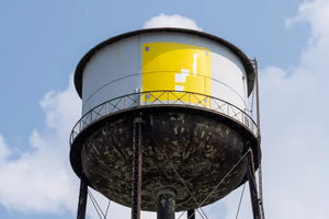 That "Water Tower" Glass by Question Marks Official